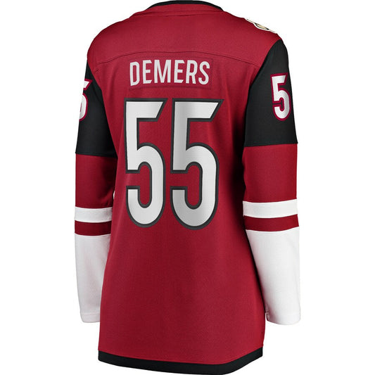 A.Coyotes #55 Jason Demers Fanatics Branded Breakaway Player Jersey Garnet Stitched American Hockey Jerseys CROVYIE