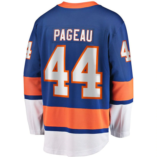 NY.Islanders #44 Jean-Gabriel Pageau Fanatics Branded Home Premier Breakaway Player Jersey Royal Stitched American Hockey Jerseys CROVYIE