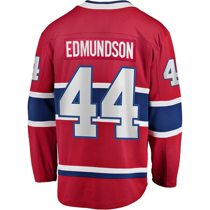 M.Canadiens #44 Joel Edmundson Fanatics Branded Breakaway Player Jersey Red Stitched American Hockey Jerseys CROVYIE