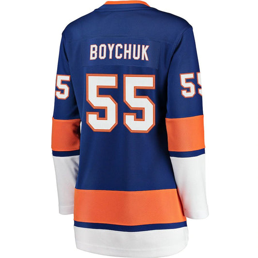 NY.Islanders #55 Johnny Boychuk Fanatics Branded Breakaway Player Jersey Royal Stitched American Hockey Jerseys CROVYIE