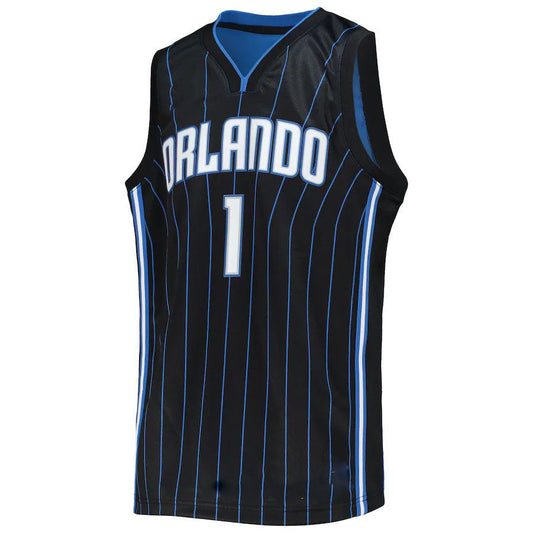 O.Magic #1 Jonathan Isaac 2021-22 Diamond Swingman Jersey Black Icon Edition Stitched American Basketball Jersey
