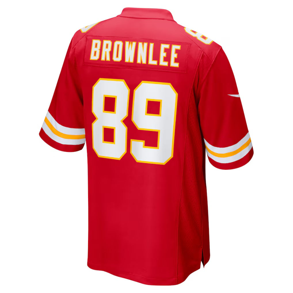 KC.Chiefs #89 Jason Brownlee Red Team Game Stitched American Football Jerseys