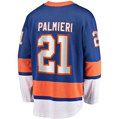 NY.Islanders #21 Kyle Palmieri Fanatics Branded 2017-18 Home Breakaway Replica Jersey Royal Stitched American Hockey Jerseys CROVYIE