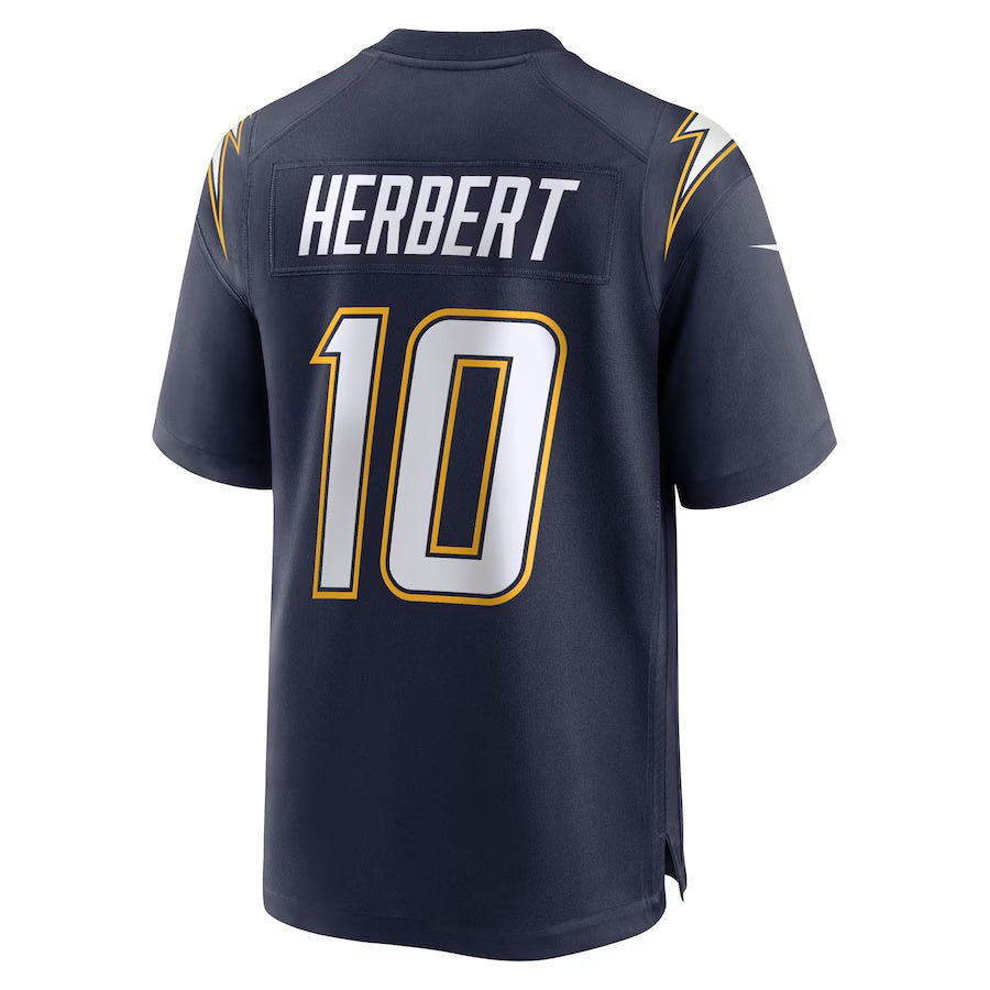 LA.Chargers #10 Justin Herbert Navy Alternate Super Chargers Game Player American Football Jerseys