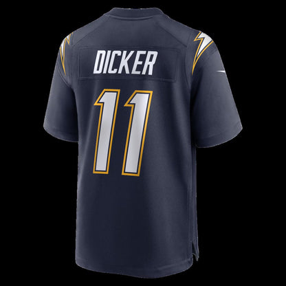 LA.Chargers #11 Cameron Dicker Navy Alternate Game Stitched American Football Jerseys
