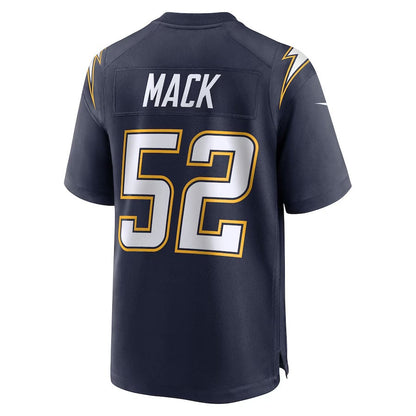 LA.Chargers #52 Khalil Mack Navy Alternate Super Chargers Game Player American Football Jerseys