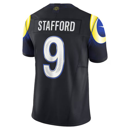LA.Rams #9 Matthew Stafford 2025 Rivalries Collection Limited Jersey-CROVYIE - Midnight Blue Stitched American Football Jersey-CROVYIE