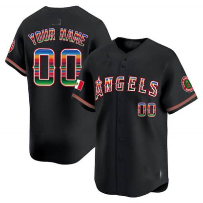 Custom Los Angeles Angels Mexico Vapor Premier Limited ¨C All Stitched Baseball Jersey