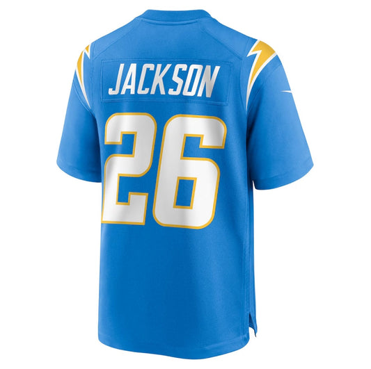 LA.Chargers #26 Donte Jackson Powder Blue Team Game Stitched American Football Jerseys