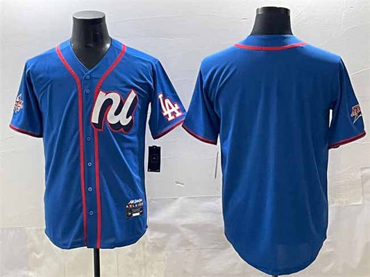 Los Angeles Dodgers National League Blank Blue 2025 All-Star Edition Limited Stitched Baseball Jersey