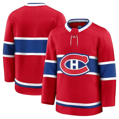 M.Canadiens Fanatics Home Premium Jersey - Red Stitched American Hockey Jerseys CROVYIE