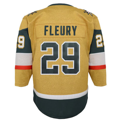 V.Golden Knights #29 Marc-Andre Fleury 2020-21 Alternate Premier Player Jersey Gold Breakaway Jersey Stitched American Hockey Jerseys CROVYIE