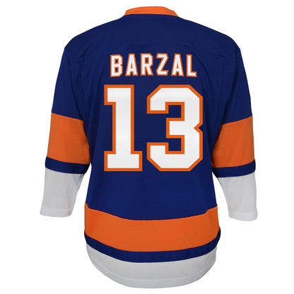 NY.Islanders #13 Mathew Barzal Preschool Home Replica Player Jersey Royal Stitched American Hockey Jerseys CROVYIE