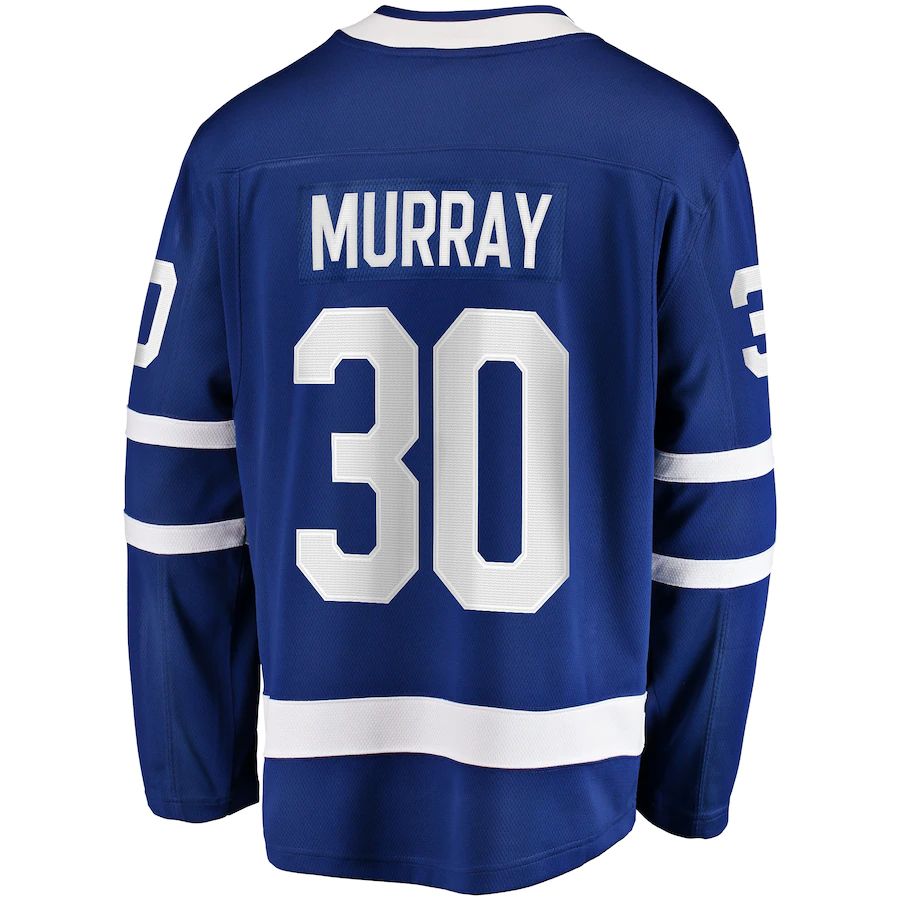 T.Maple Leafs #30 Matt Murray Fanatics Branded Home Breakaway Player Jersey Blue Stitched American Hockey Jerseys CROVYIE