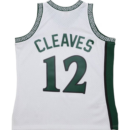 M.State Spartans  #12 Mateen Cleaves Mitchell & Ness 125th Basketball Anniversary 1999 Throwback Fashion Jersey ¡§C White Stitched American College Jerseys
