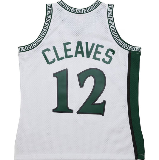 M.State Spartans  #12 Mateen Cleaves Mitchell & Ness 125th Basketball Anniversary 1999 Throwback Fashion Jersey ¡§C White Stitched American College Jerseys