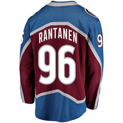 C.Avalanche #96 Mikko Rantanen Fanatics Branded Home Premier Breakaway Player Jersey Burgundy Stitched American Hockey Jerseys CROVYIE