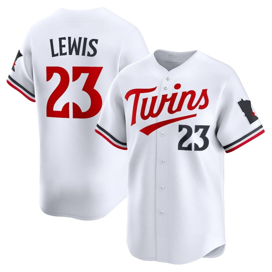 Minnesota Twins #23 Royce Lewis Home Limited Player Jersey - White Stitched Baseball Jersey