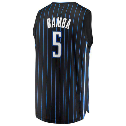 O.Magic #5 Mohamed Bamba Fanatics Branded  2019 Fast Break Jersey Stitched American Basketball Jersey