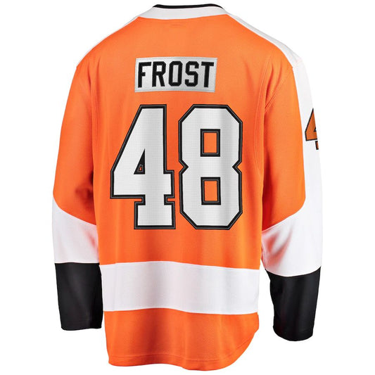 P.Flyers #48 Morgan Frost Fanatics Branded Breakaway Player Jersey Orange Stitched American Hockey Jerseys CROVYIE