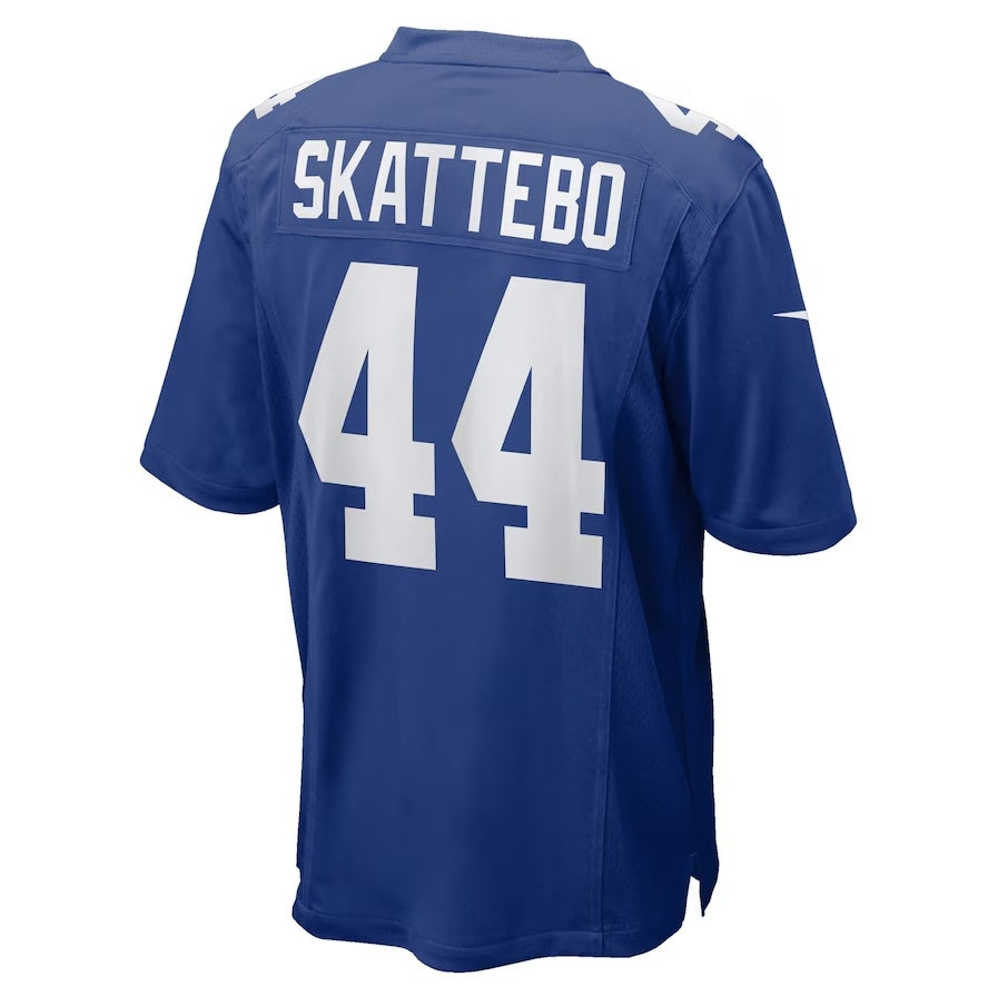 NY.Giants #44 Cam Skattebo Royal Team Game Player Stitched American Football Jerseys
