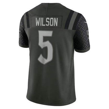 NY.Jets #5 Garrett Wilson 2025 Rivalries Collection Limited Jersey-CROVYIE - Gotham Green Stitched American Football Jersey-CROVYIE
