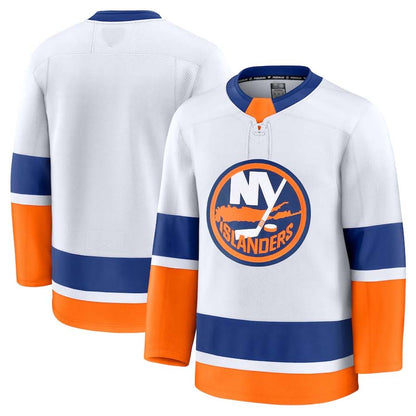 NY.Islanders Fanatics Away Premium Jersey - White Stitched American Hockey Jerseys CROVYIE
