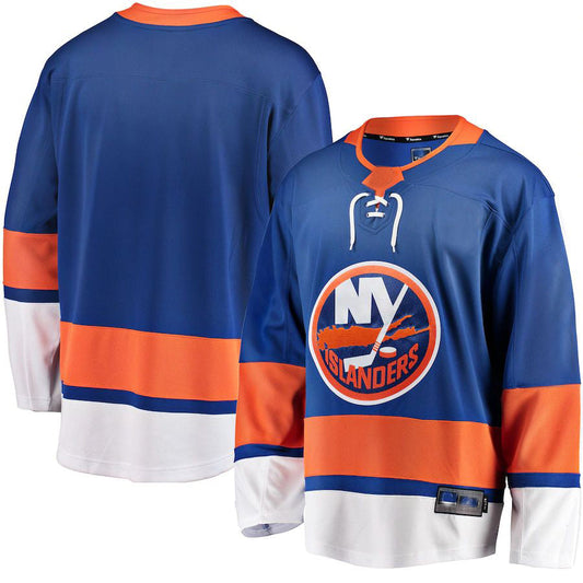 NY.Islanders Fanatics Branded Breakaway Home Jersey Royal Stitched American Hockey Jerseys CROVYIE