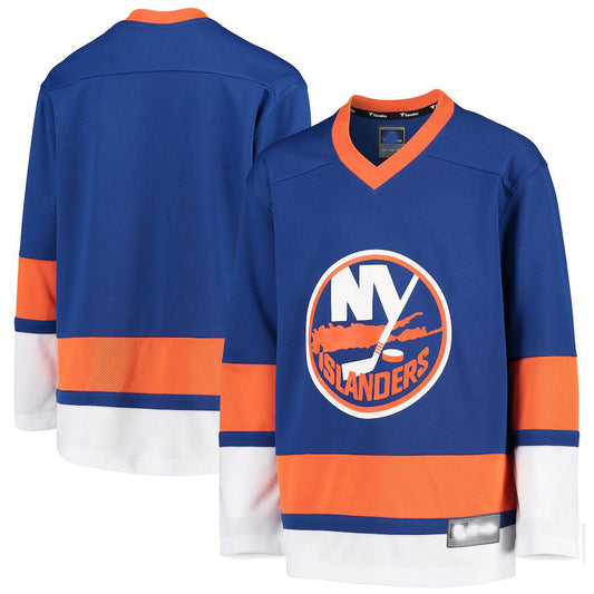 NY.Islanders Fanatics Branded Home Replica Blue Jersey Stitched American Hockey Jerseys CROVYIE