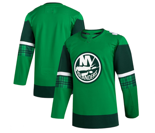 NY.Islanders 2023 St. Patrick's Day Primegreen Authentic Jersey - Kelly Green Stitched American Hockey Jerseys CROVYIE