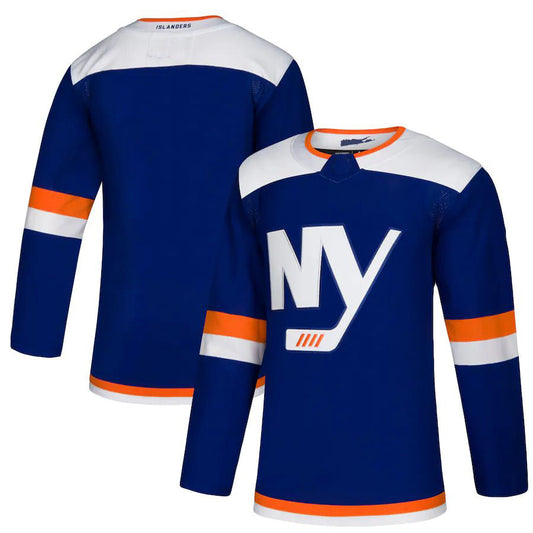 NY.Islanders Alternate Authentic Blank Jersey Blue Stitched American Hockey Jerseys CROVYIE