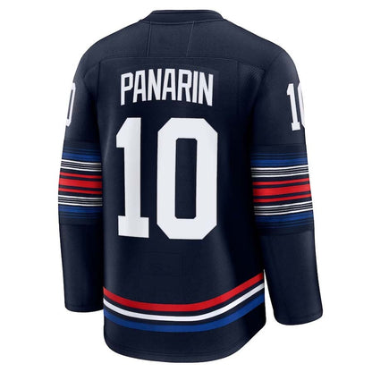 NY.Rangers #10 Artemi Panarin Fanatics Alternate Premium Jersey - Navy Stitched American Hockey Jerseys CROVYIE