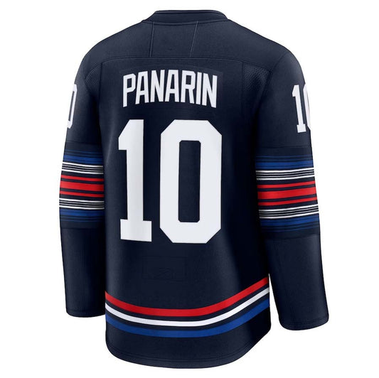 NY.Rangers #10 Artemi Panarin Fanatics Alternate Premium Jersey - Navy Stitched American Hockey Jerseys CROVYIE