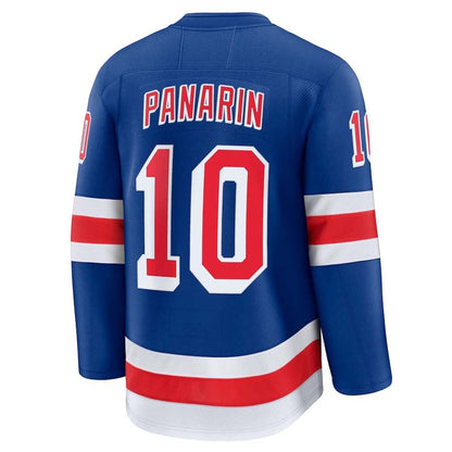 NY.Rangers #10 Artemi Panarin Fanatics Home Premium Jersey - Blue Stitched American Hockey Jerseys CROVYIE