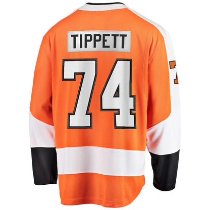 P.Flyers #74 Owen Tippett Fanatics Branded Home Breakaway Player Jersey Orange Stitched American Hockey Jerseys CROVYIE
