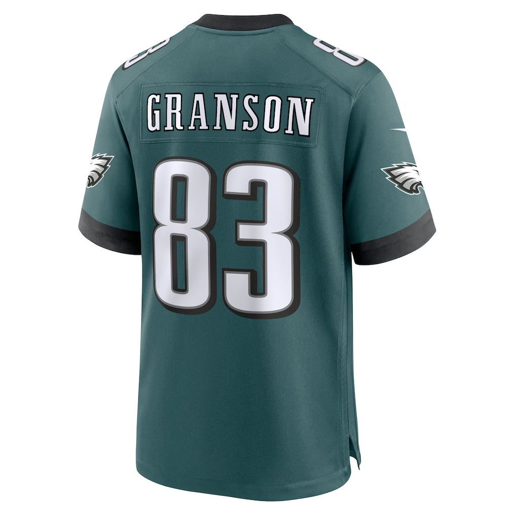 P.Eagles #83 Kylen Granson Midnight Green Team Game Stitched American Football Jerseys