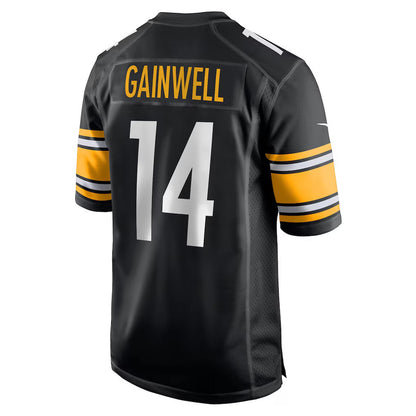 P.Steelers #14 Kenneth Gainwell Black Team Game Stitched American Football Jerseys