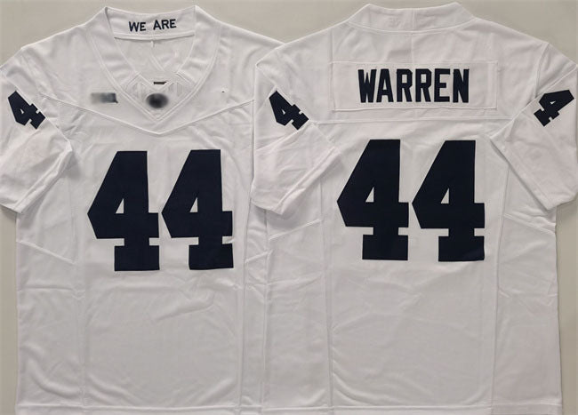 P.State Nittany Lions #44 Davis Warren White 2024 F.U.S.E. Stitched College Jerseys