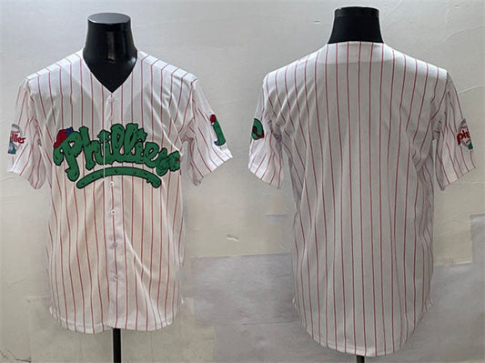 Philadelphia Phillies Blank White Phanatic Limited Stitched Baseball Jersey