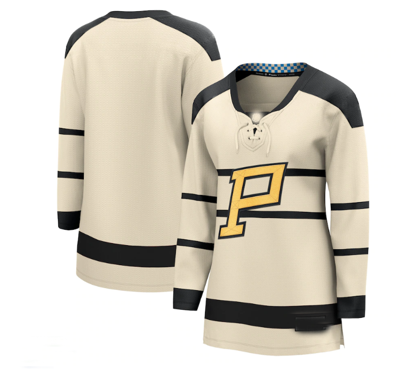 P.Penguins Fanatics Branded 2023 Winter Classic Blank Jersey - Cream Stitched American Hockey Jerseys CROVYIE