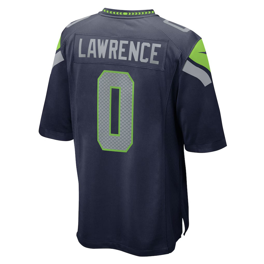 S.Seahawks #0 DeMarcus Lawrence College Navy Team Game Stitched American Football Jerseys