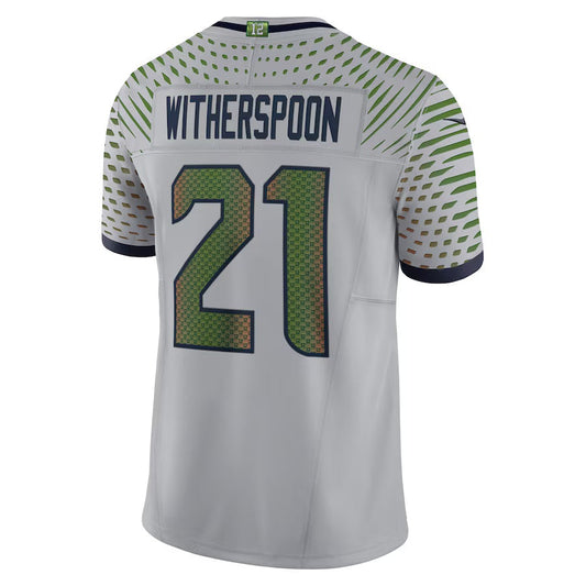 S.Seahawks #21 Devon Witherspoon 2025 Rivalries Collection Limited Jersey-CROVYIE - Wolf Gray Stitched American Football Jersey-CROVYIE