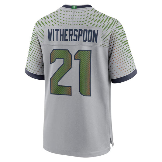 S.Seahawks #21 Devon Witherspoon 2025 Rivalries Collection Game Jersey-CROVYIE - Wolf Gray Stitched American Football Jersey-CROVYIE