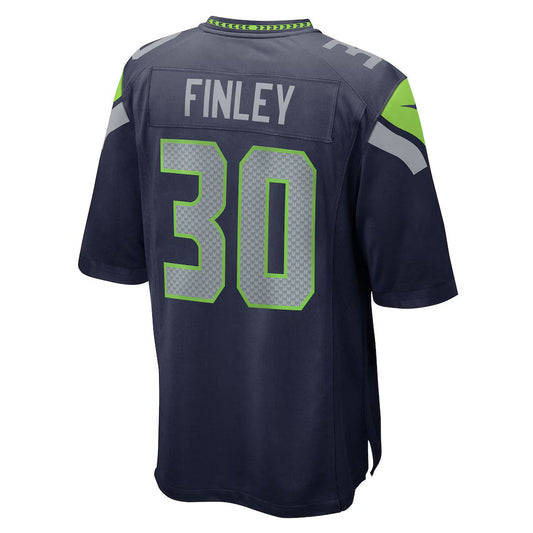 S.Seahawks #30 AJ Finley College Navy Team Game Stitched American Football Jerseys