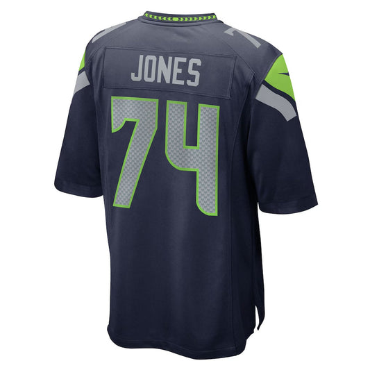S.Seahawks #74 Josh Jones College Navy Team Game Stitched American Football Jerseys