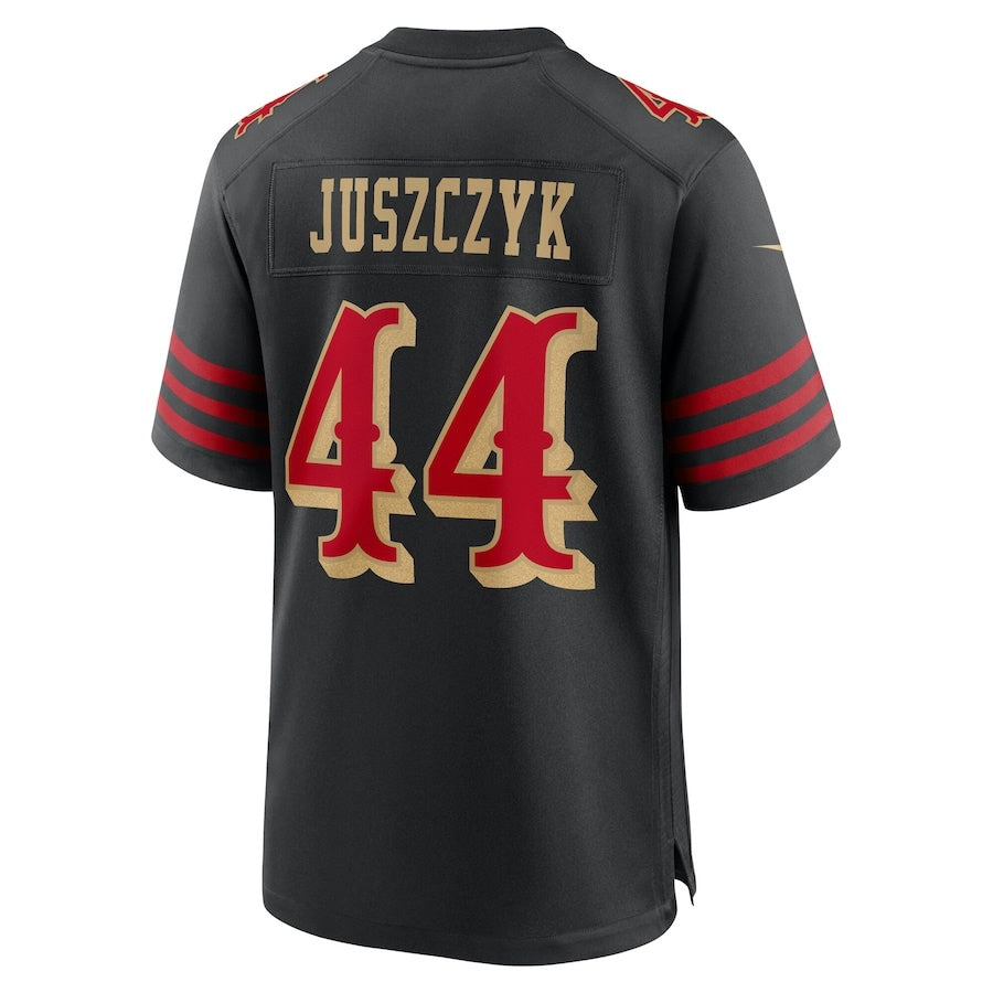 SF.49ers #44 Kyle Juszczyk 2025 Rivalries Collection Game Jersey-CROVYIE - Black Stitched American Football Jersey-CROVYIE