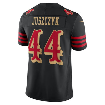 SF.49ers #44 Kyle Juszczyk 2025 Rivalries Collection Limited Jersey-CROVYIE - Black Stitched American Football Jersey-CROVYIE