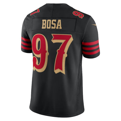 SF.49ers #97 Nick Bosa 2025 Rivalries Collection Limited Jersey-CROVYIE - Black Stitched American Football Jersey-CROVYIE
