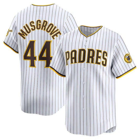 San Diego Padres #44 Joe Musgrove Home Limited Player Jersey - White Stitched Baseball Jersey