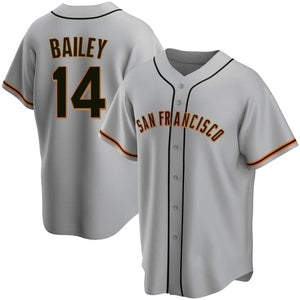 San Francisco Giants #14 Patrick Bailey Gray Cool Base Stitched Baseball Jersey